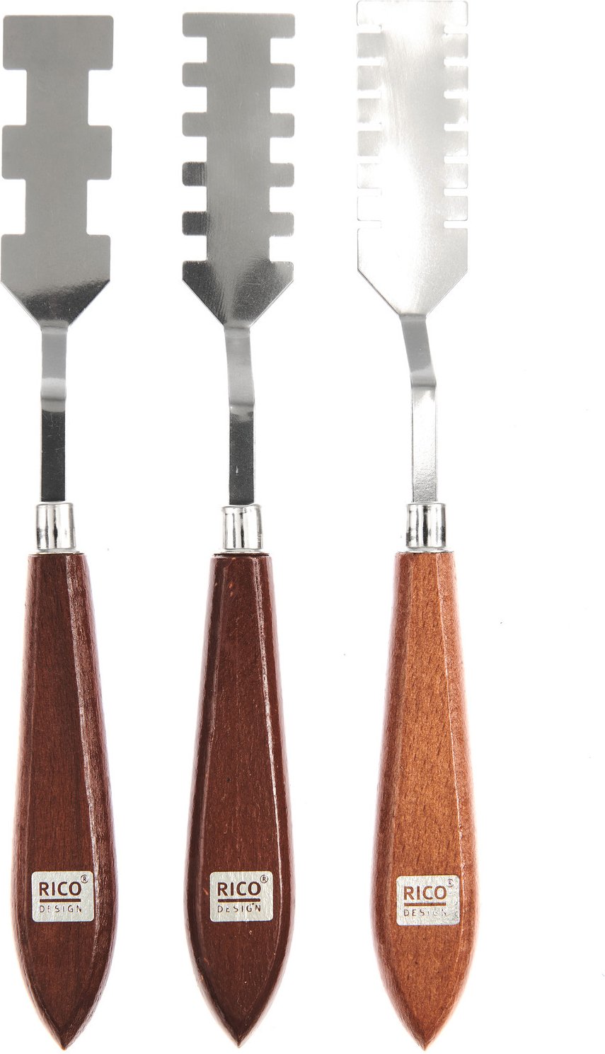 Rico Design Spachtel eckig 3er Set
