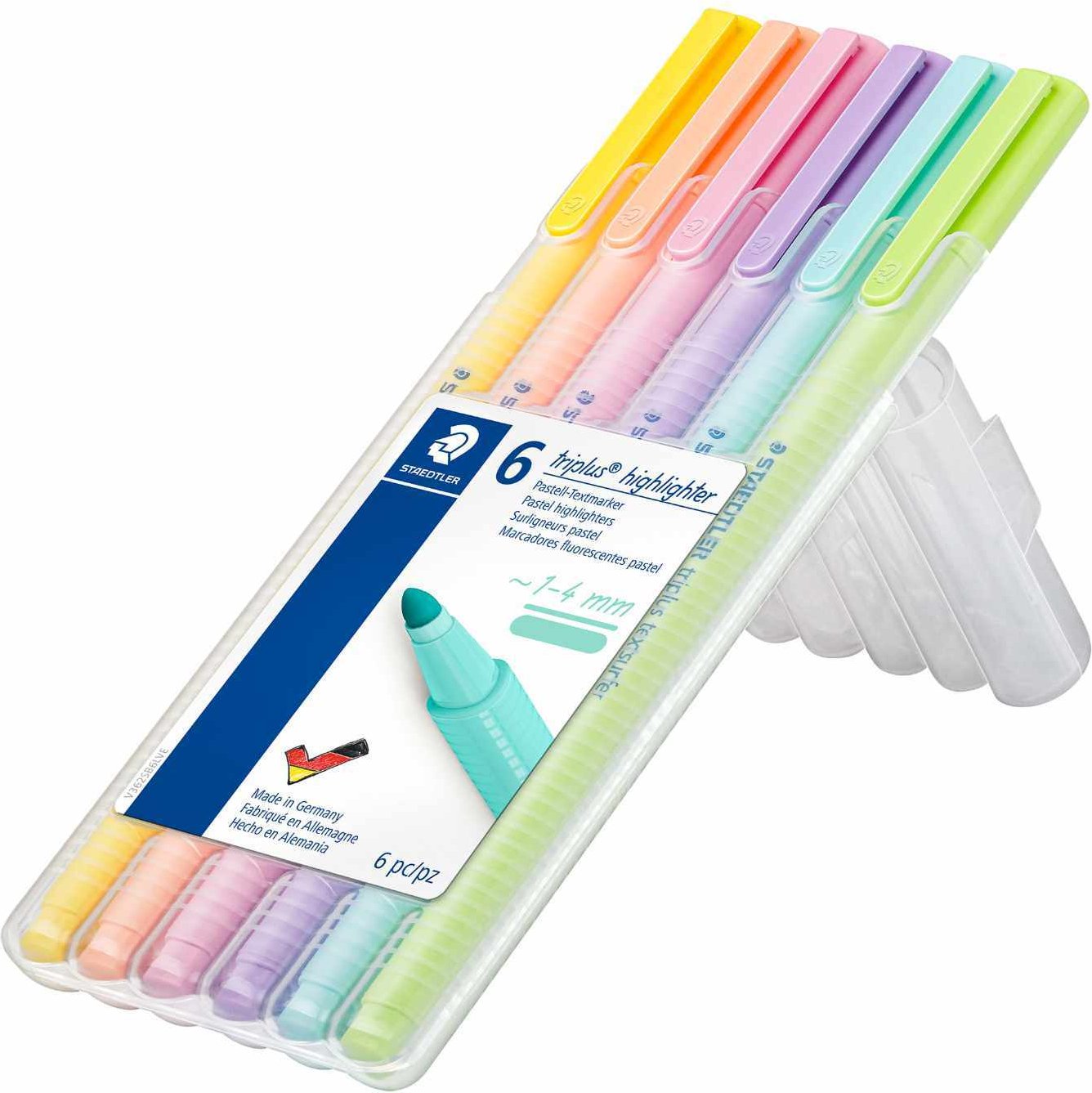 Staedtler 362 Textmarker Triplus Highlighter Pastell 6 Stück