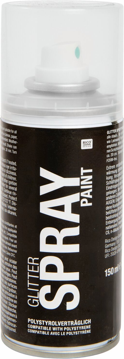 Rico Design Glitter Spray Paint silber 150ml Silber