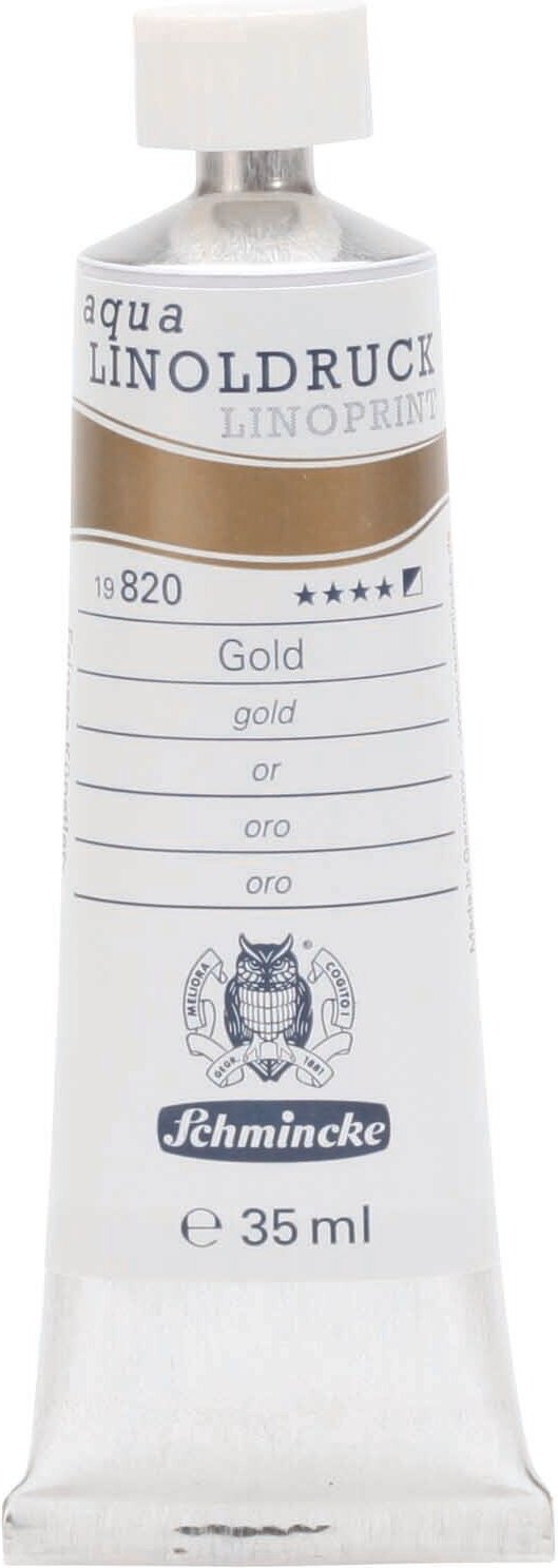 Schmincke Linoldruckfarbe Gold