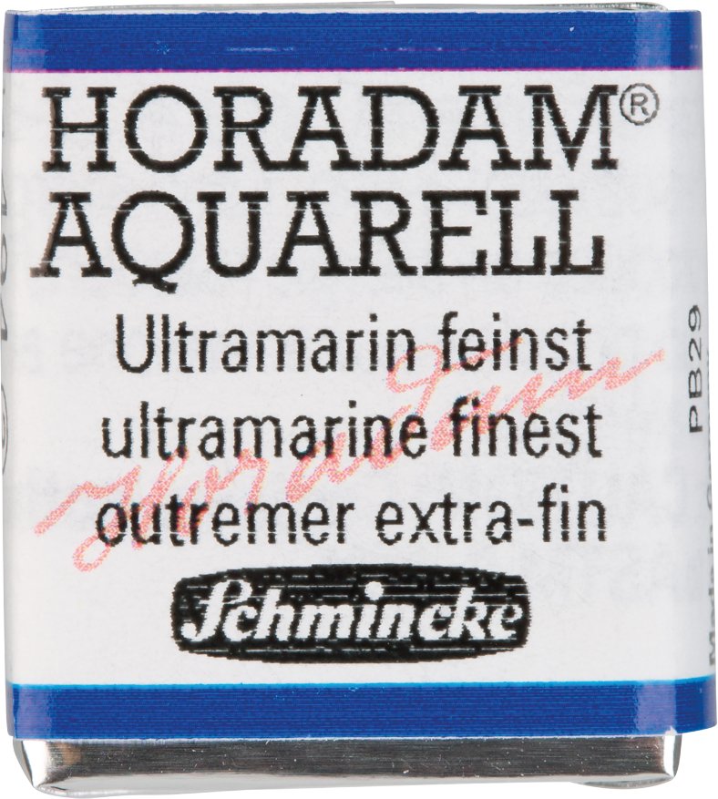Thumbnail - Schmincke HORADAM Aquarellfarbe 1/2 Näpfchen Ultramarin feinst