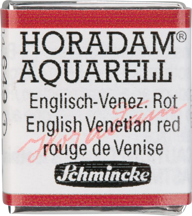 Schmincke HORADAM Aquarellfarbe 1/2 Näpfchen englisch-venez. rot