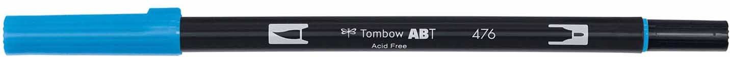 Tombow ABT Dual Brush Pen Cyan 476