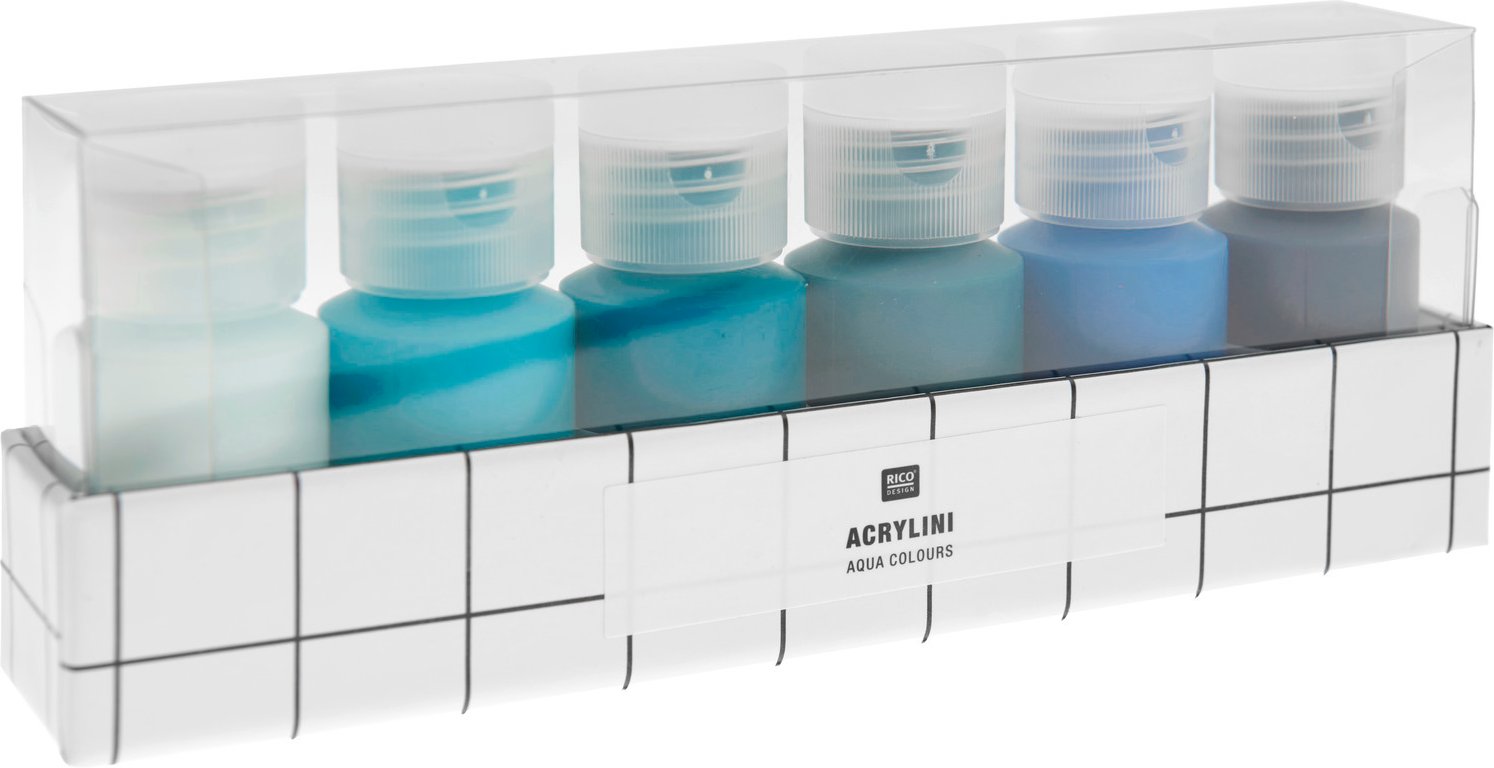 Rico Design Acrylini Acrylfarben Set Aqua Colours Aqua Colours