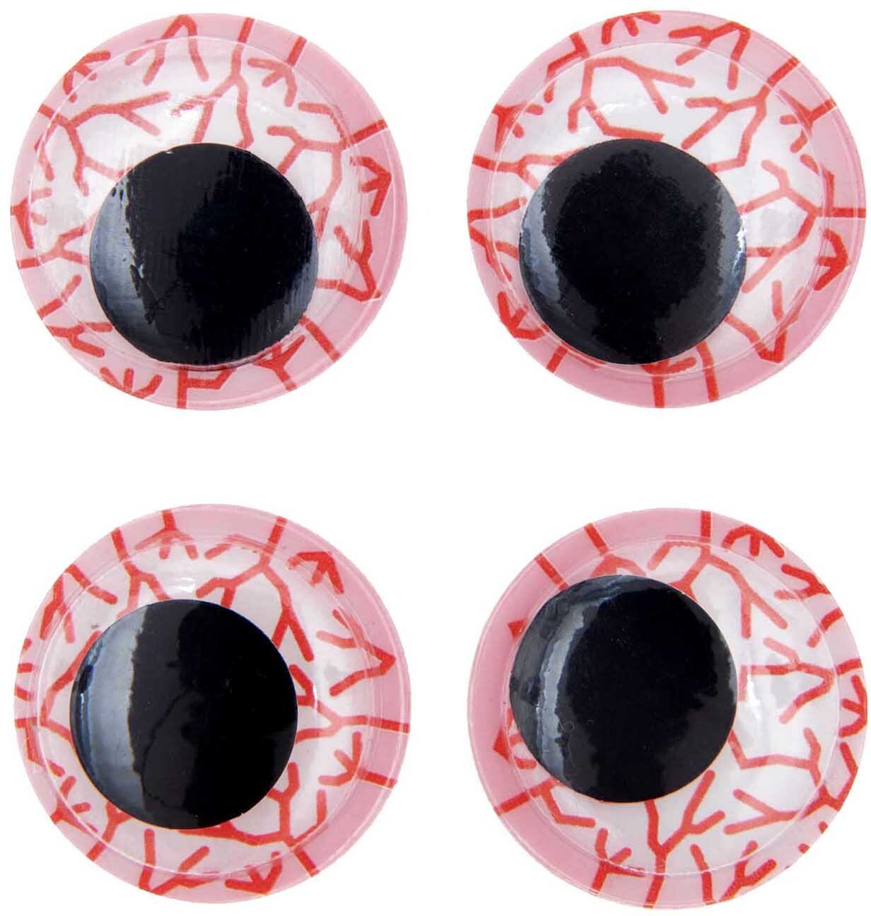 Wackelaugen Adern 35mm 4 Stück