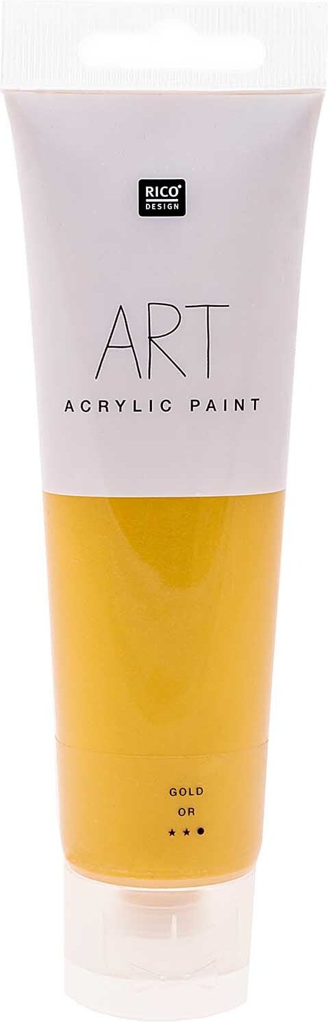 Rico Design ART Künstler Acrylfarbe 100ml Gold