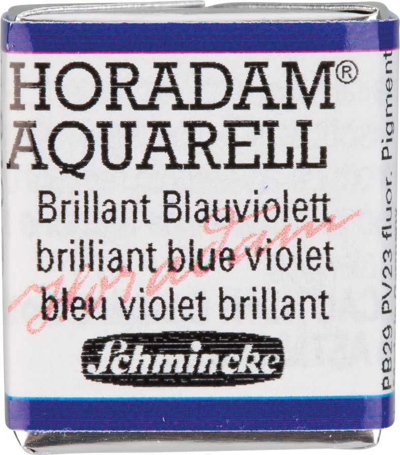 Schmincke HORADAM Aquarellfarbe 1/2 Näpfchen Brilliant Blauviolett