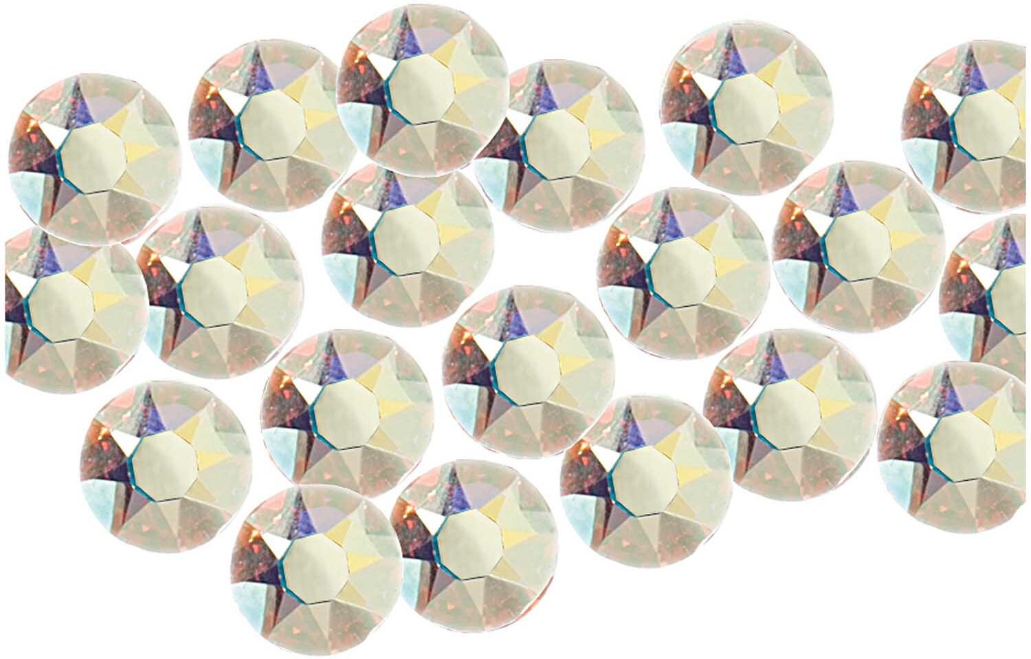 Rico Design Hot Fix Steine crystal AB 4mm 20 Stück