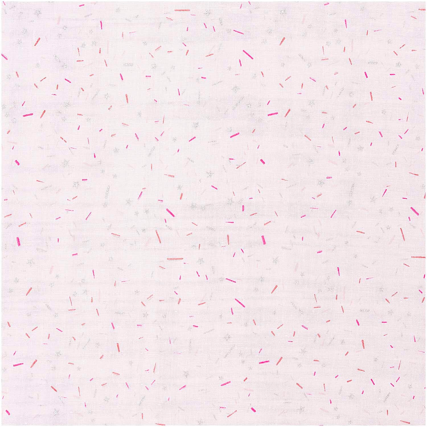 Rico Design Musselin-Druckstoff Nostalgic Christmas Streifen puder-metallic 50x140cm