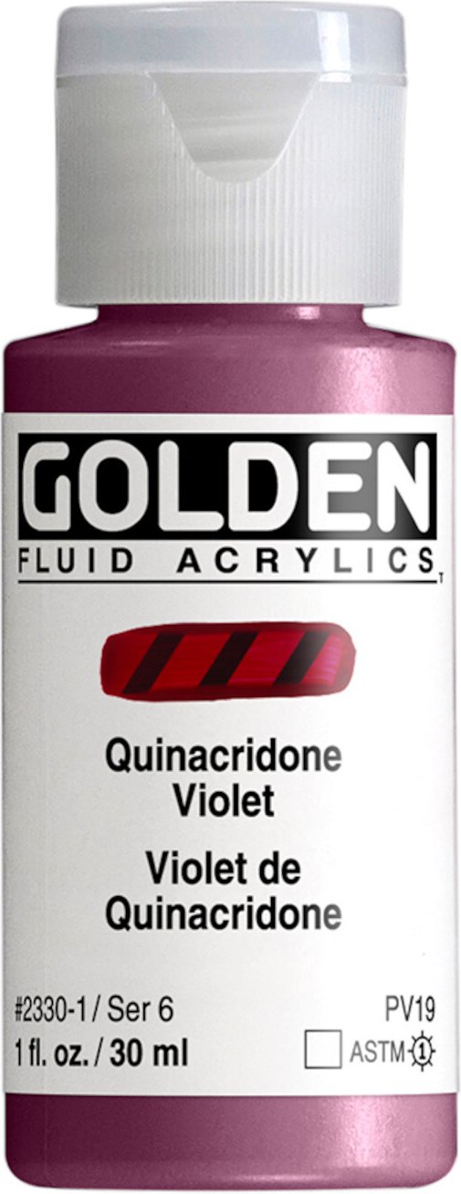 Golden Fluid Acrylfarbe Violett