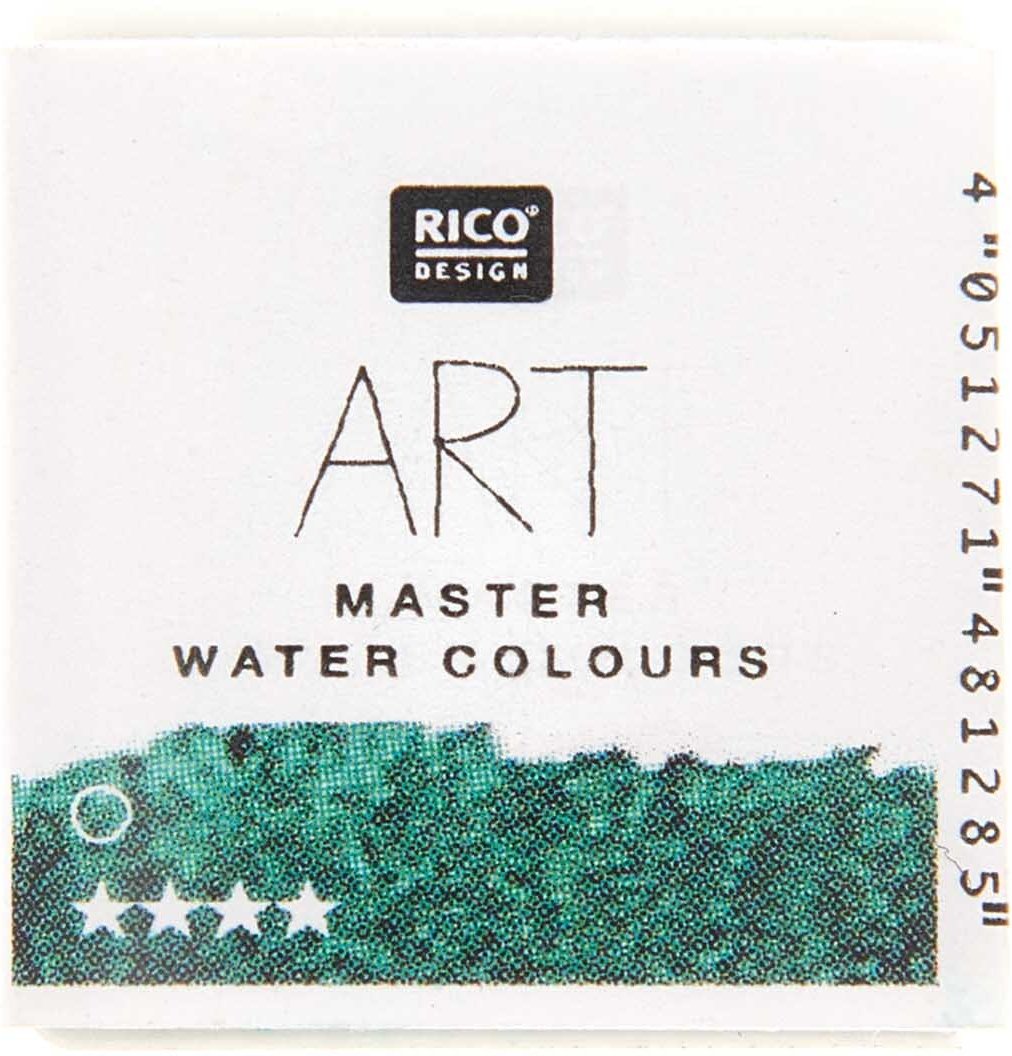 Rico Design ART Master Aquarellfarbe halbes Näpfchen Smaragdgrün