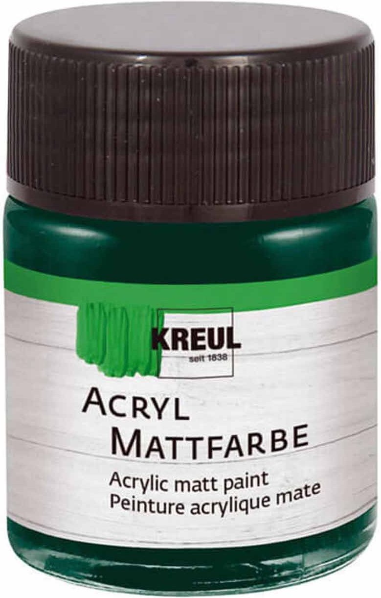 KREUL Acryl Mattfarbe 50ml Tannengrün