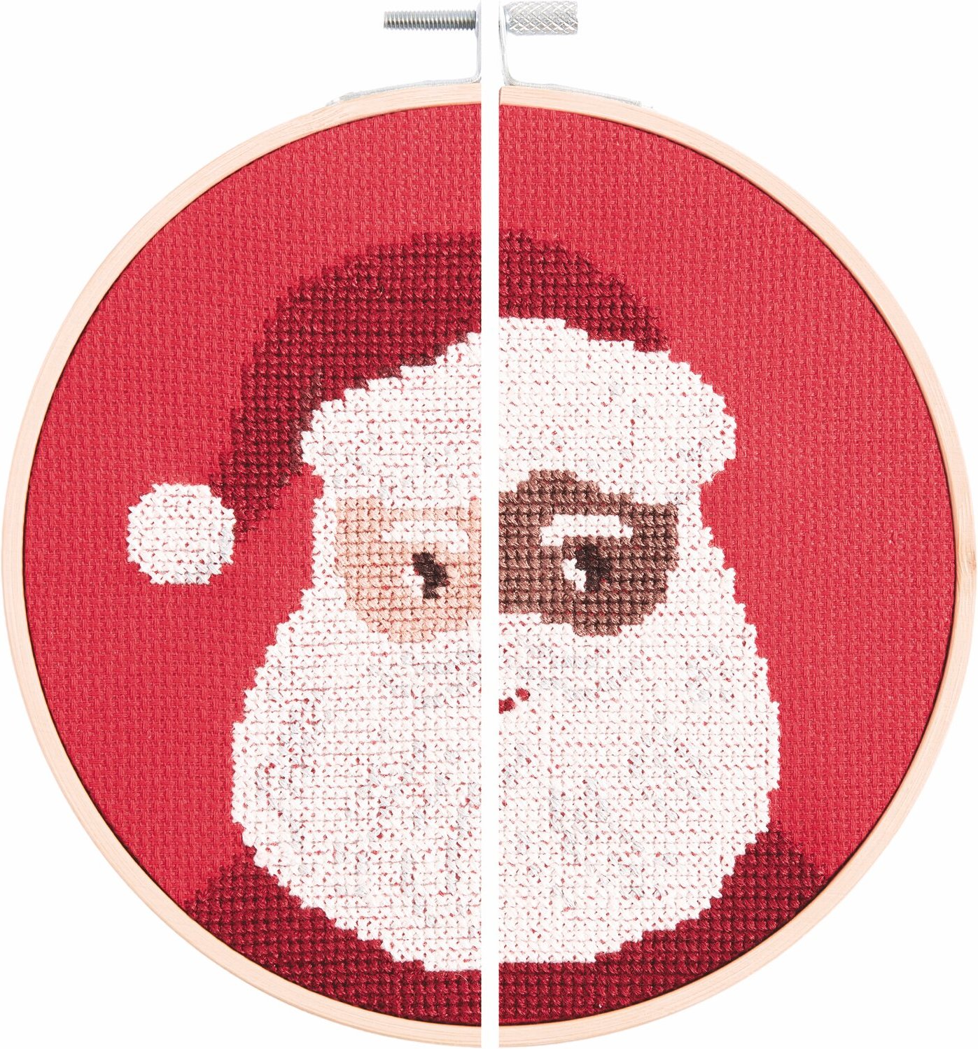 Rico Design Stickpackung Portrait Santa
