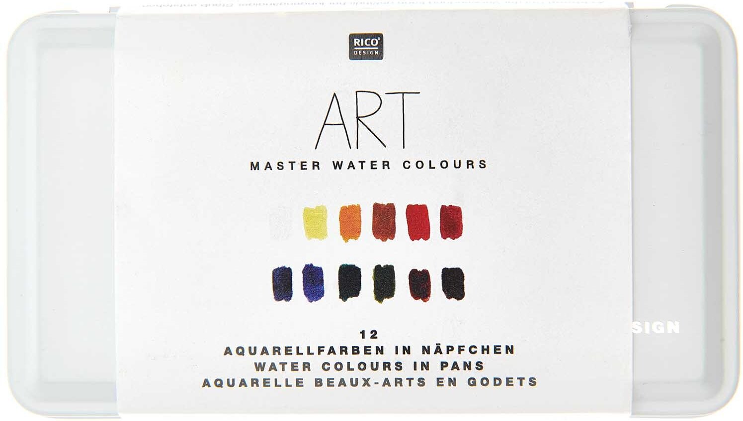 Rico Design ART Master Aquarellfarben 12 Farben