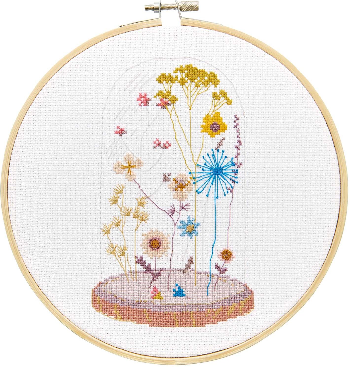 Rico Design Stickpackung Glasglocke