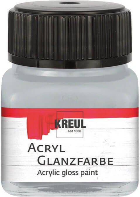 KREUL Acryl Glanzfarbe 20ml Silber