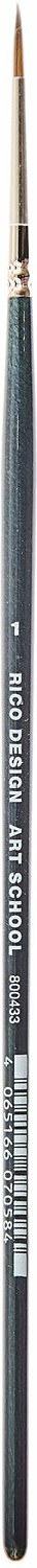 Rico Design Pinsel Art School Acryl Synthetic rund kurzer Stiel 001