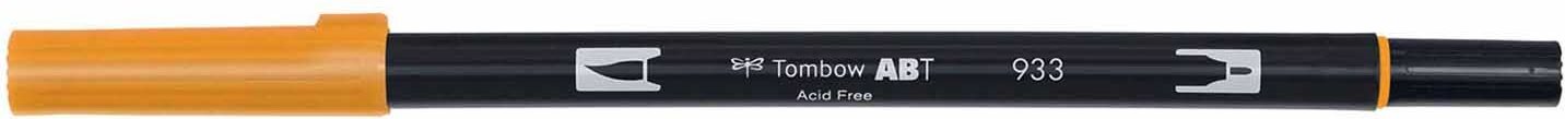 Tombow ABT Dual Brush Pen Orange 933