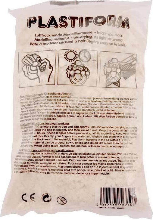 Glorex Plastiform elfenbein 200g