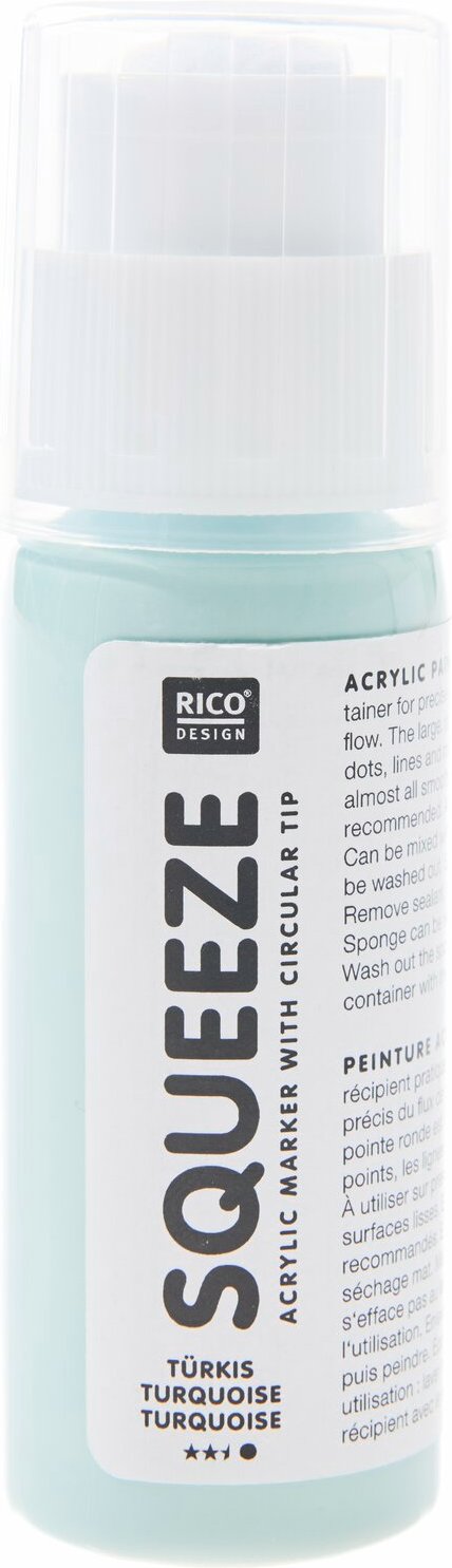 Rico Design Squeeze Acrylic Marker 60ml Türkis