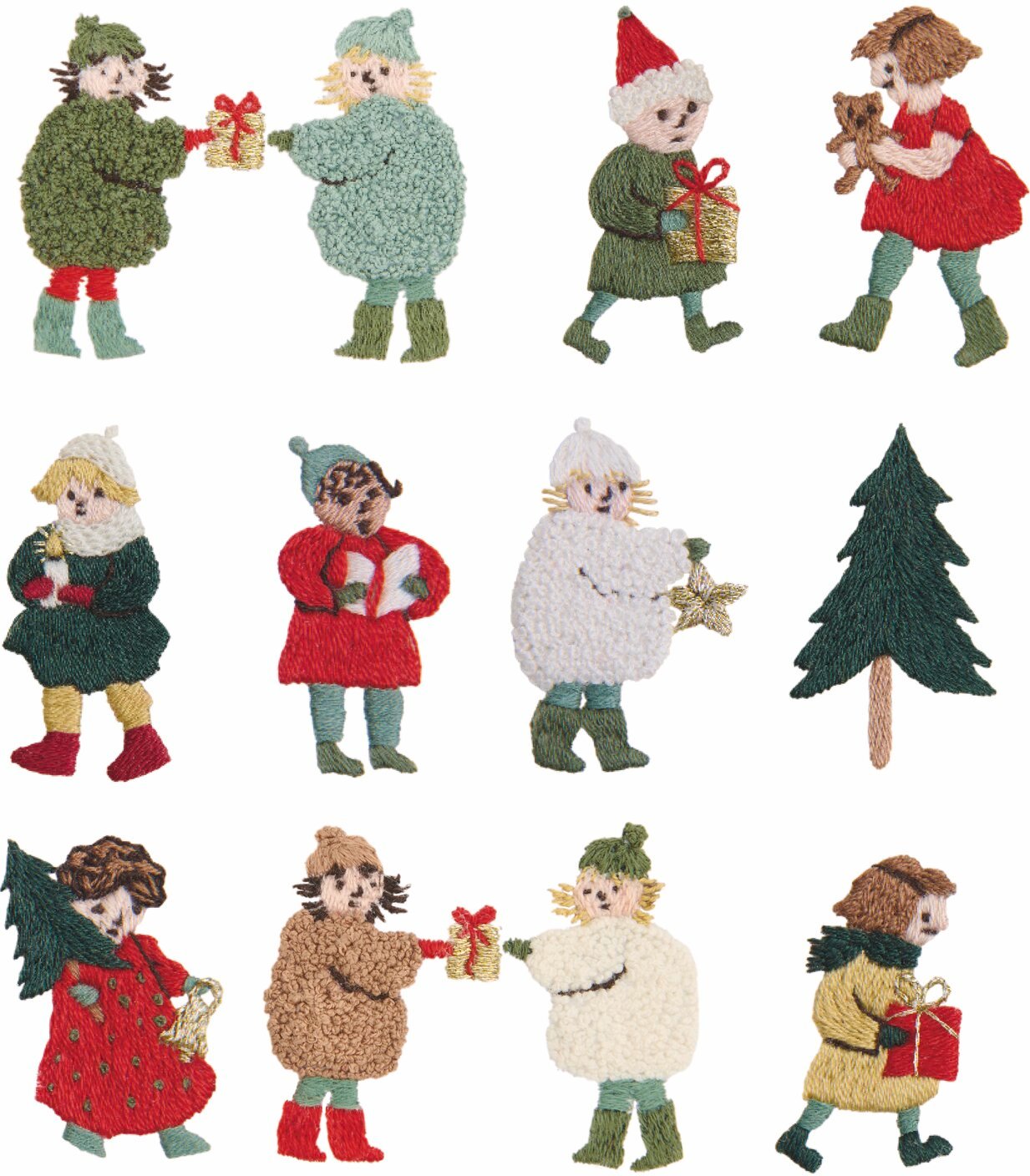 Rico Design Stick & Stitch Stickpackung Kinder 15 Stück