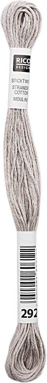 Rico Design Sticktwist 8m 292 Dunkelgrau