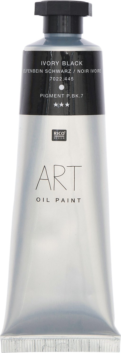 Rico Design ART Ölfarbe Elfenbein Schwarz