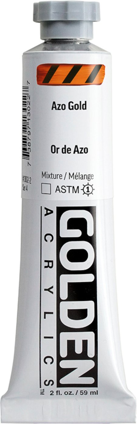 Golden Heavy Body Acrylfarbe Azo Gold