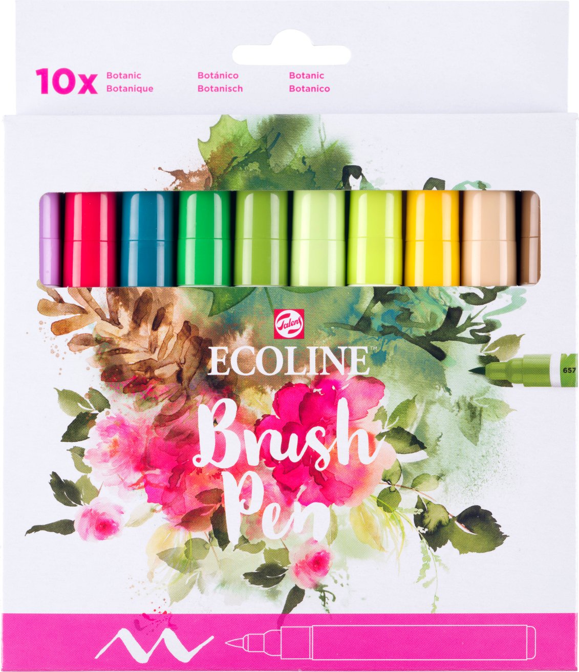 ECOLINE Ecoline Brush Pen Set Botanik
