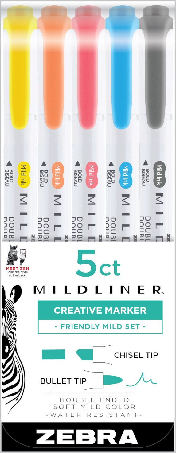 ZEBRA Mildliner Set Friendly