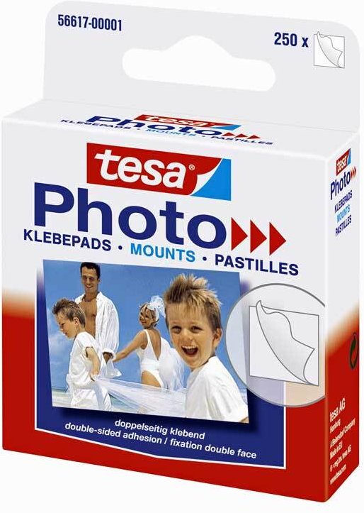 tesa Photo Klebepads weiß 250 Stück
