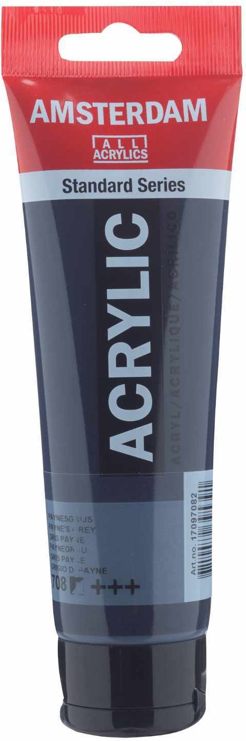 AMSTERDAM Acrylfarbe 120ml Paynegrau