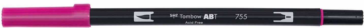 Tombow ABT Dual Brush Pen Rubine Red 755
