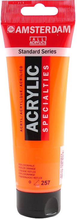 AMSTERDAM Acrylfarbe 120ml Reflexorange