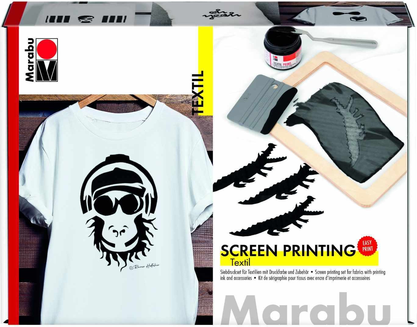 Marabu Textil Print Screen Siebdruck Set