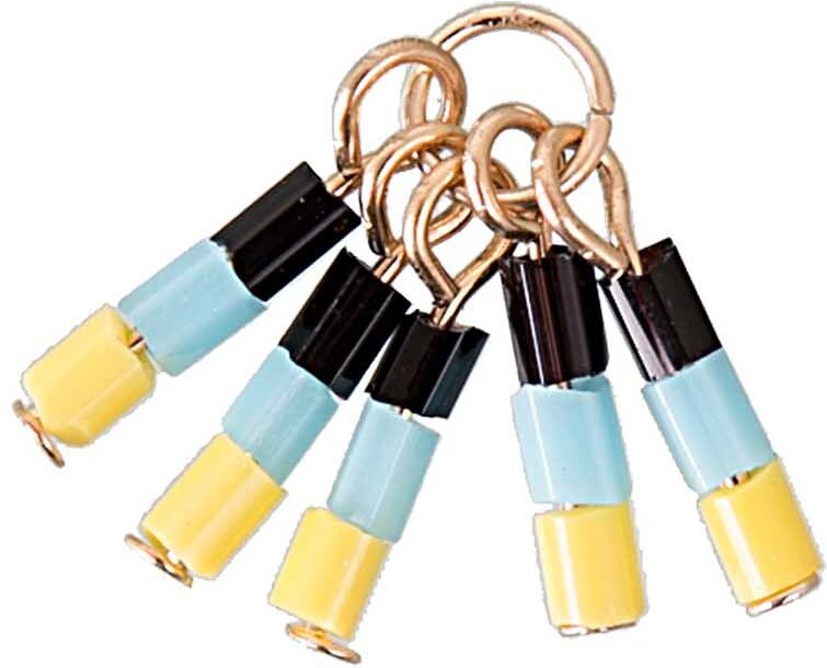 Rico Design Rocailles Anhänger neon 14x12mm