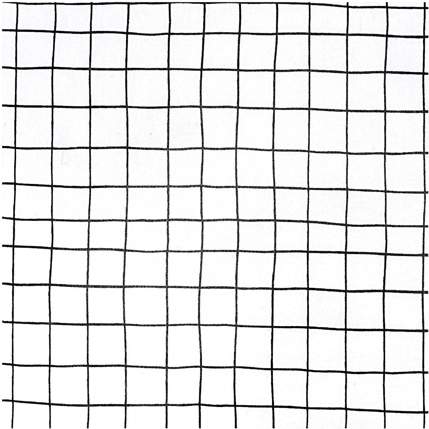 Rico Design Stoff Karo weiß-schwarz 140cm beschichtet