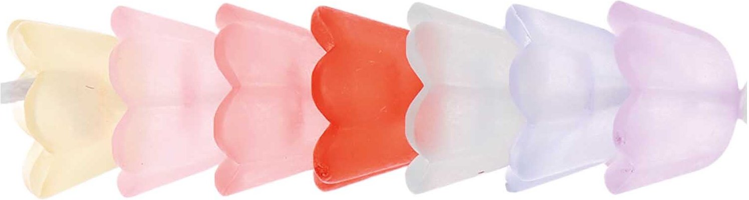 Rico Design itoshii Blumenperlen matt Multicolor