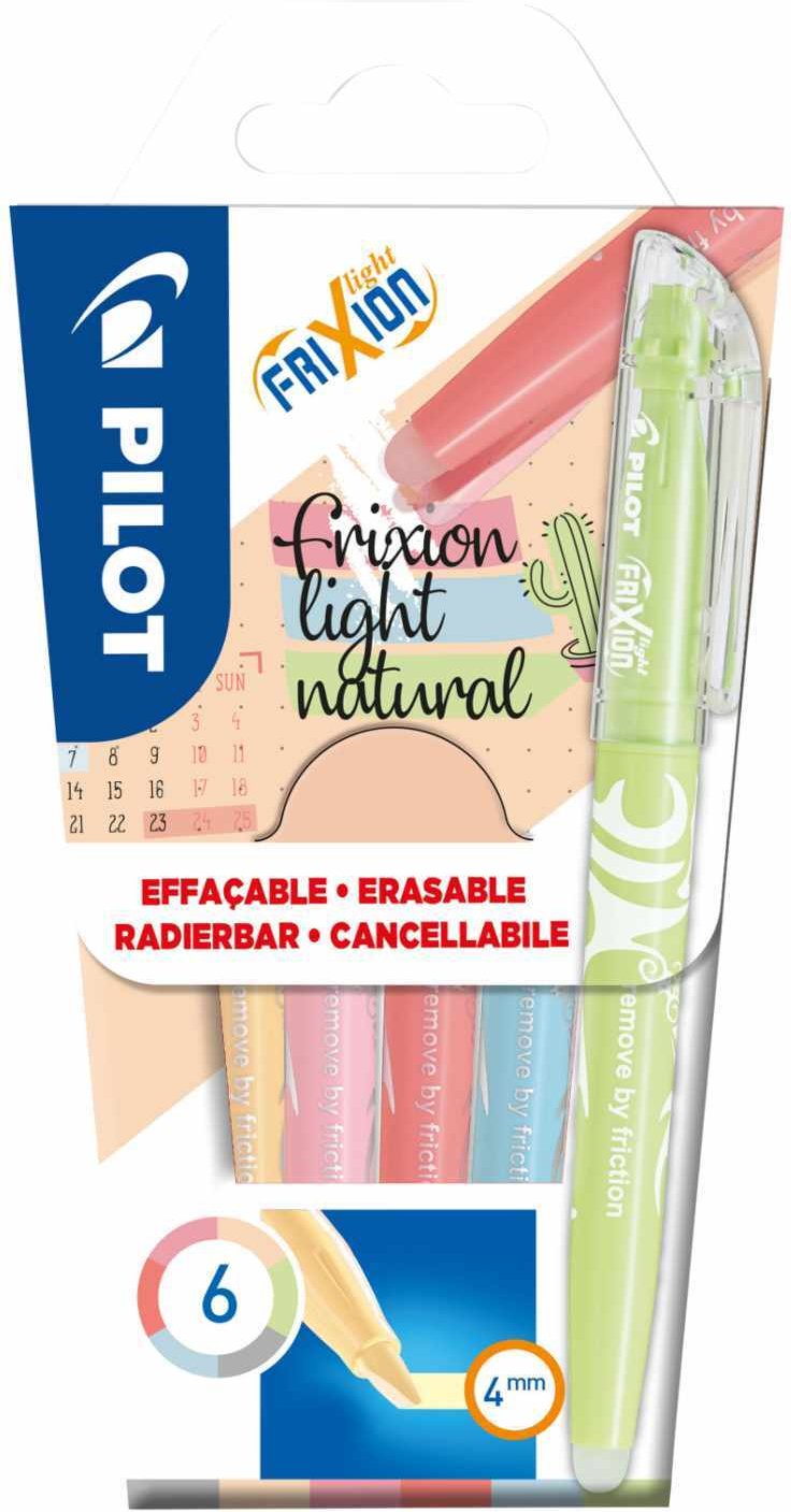 Thumbnail - PILOT Frixion Light Natural Textmarker 6er-Set