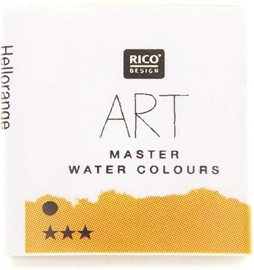 Rico Design ART Master Aquarellfarbe halbes Näpfchen Hellorange