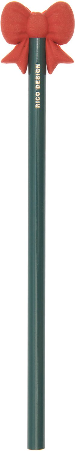 Rico Design Paper Poetry Bleistift mit Schleife Dunkelgrün