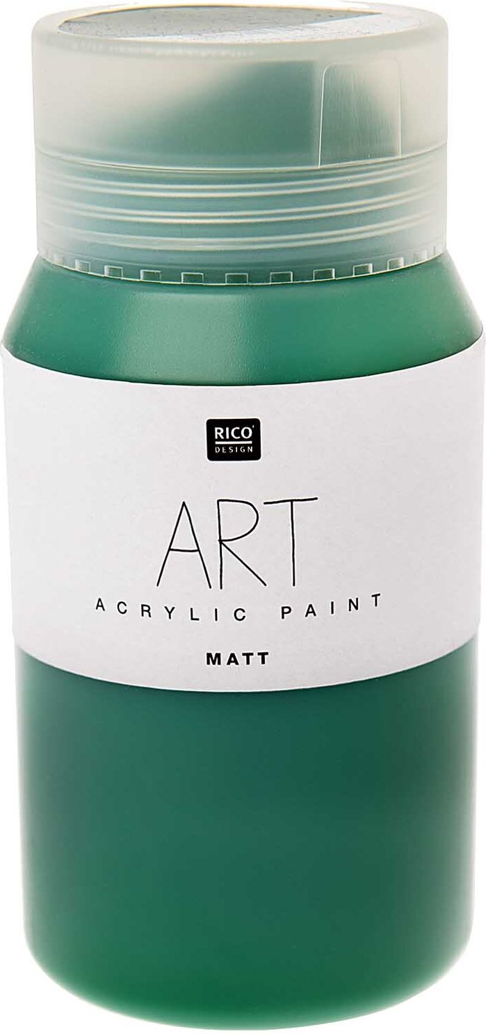 Rico Design ART Künstler Acrylfarbe matt 500ml Grün