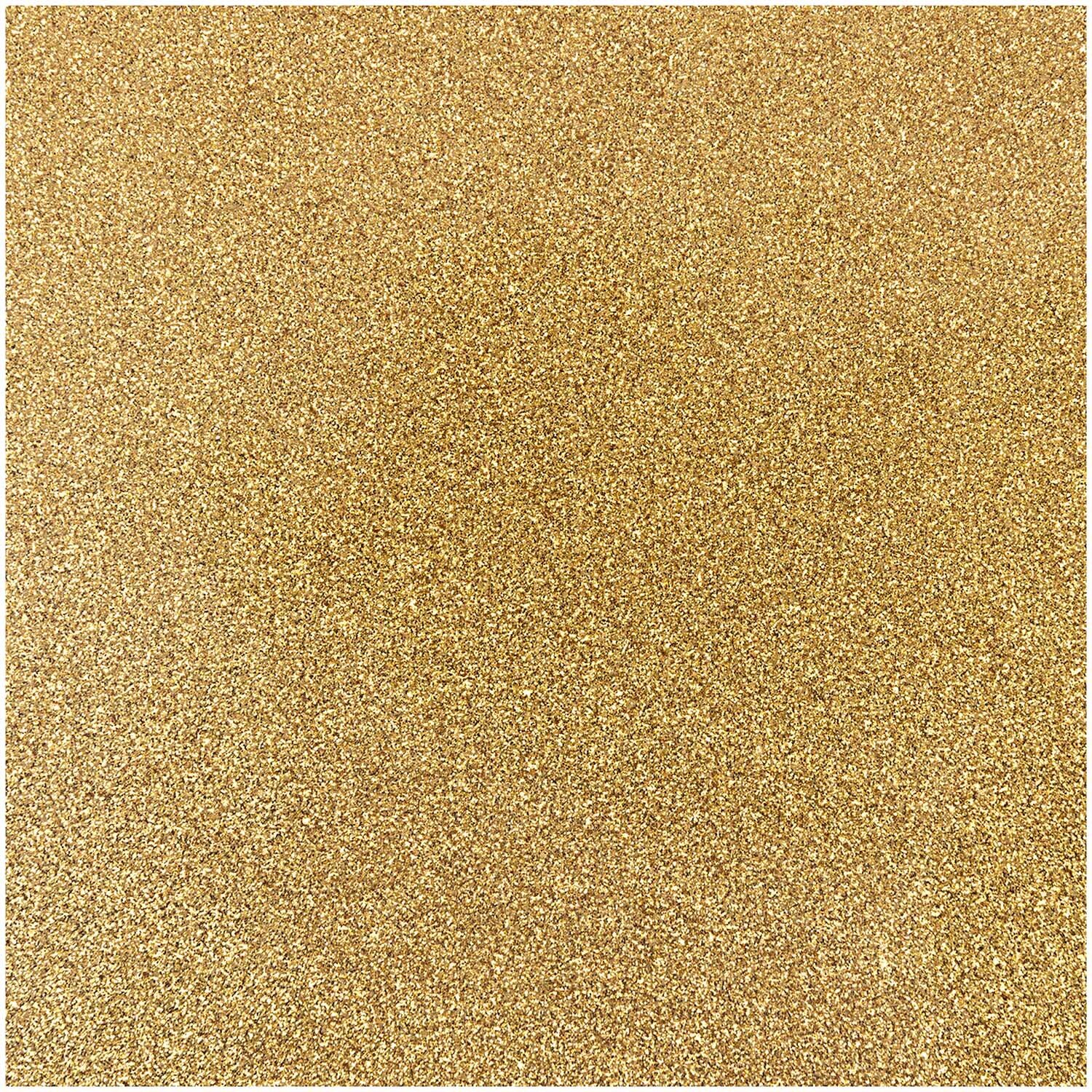 Rico Design Bügelbogen für eigene Motive gold glitter 15x18,5cm