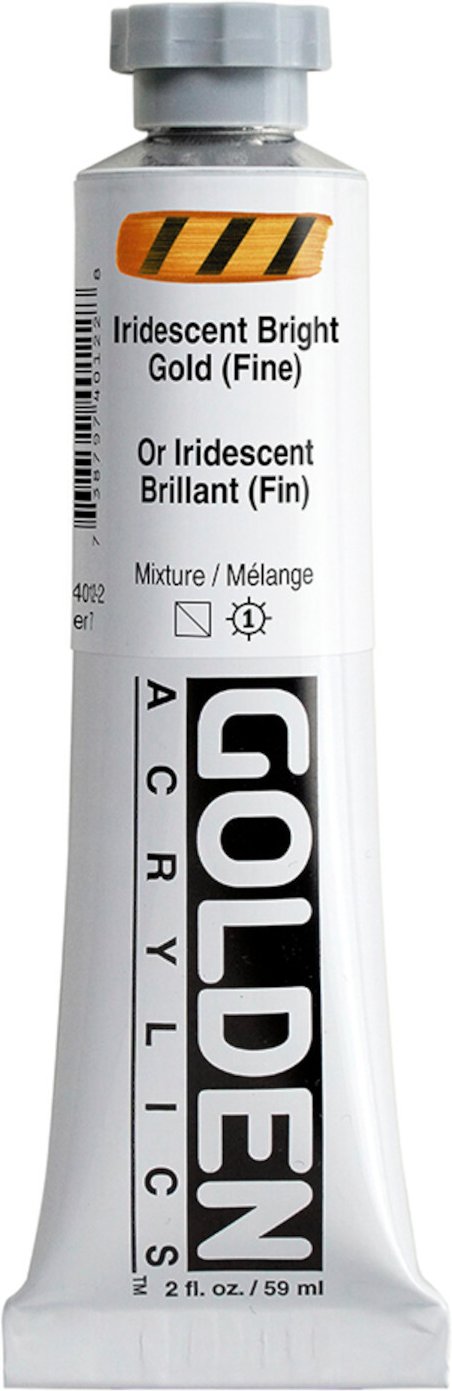 Golden Heavy Body Acrylfarbe Glanzgold