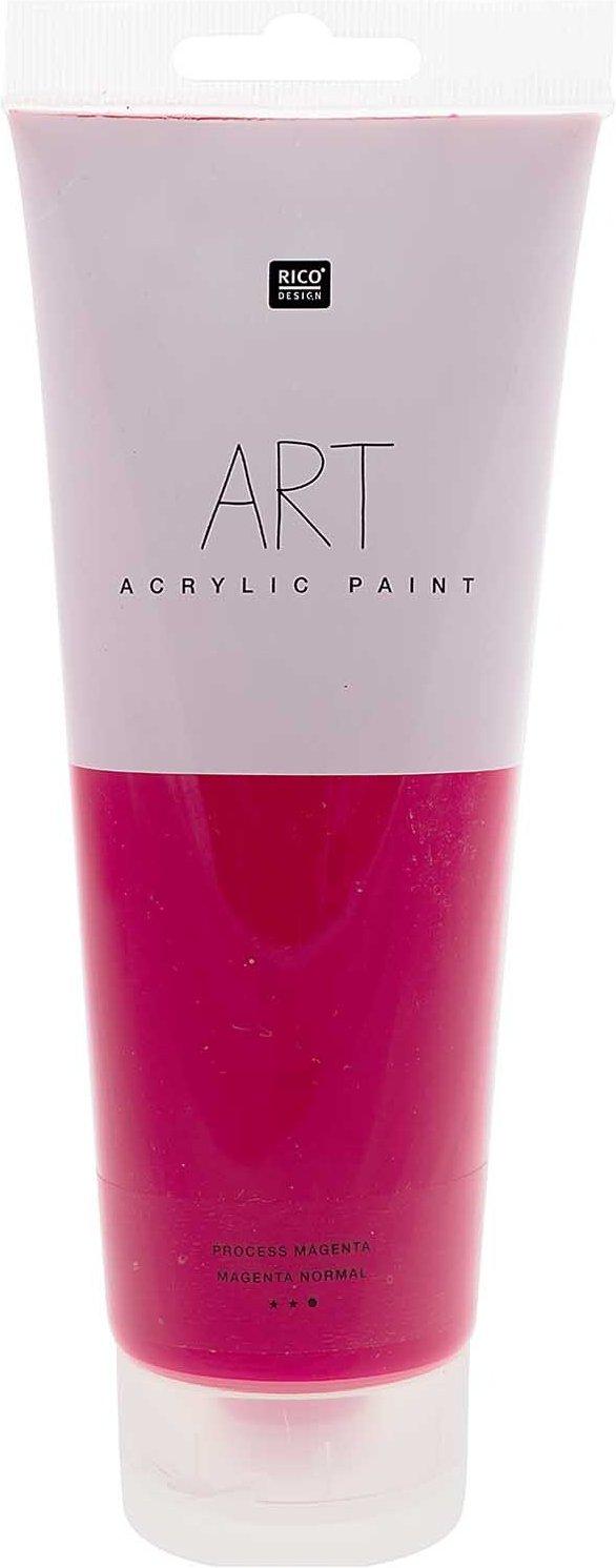 Rico Design ART Künstler Acrylfarbe 250ml Process-Magenta