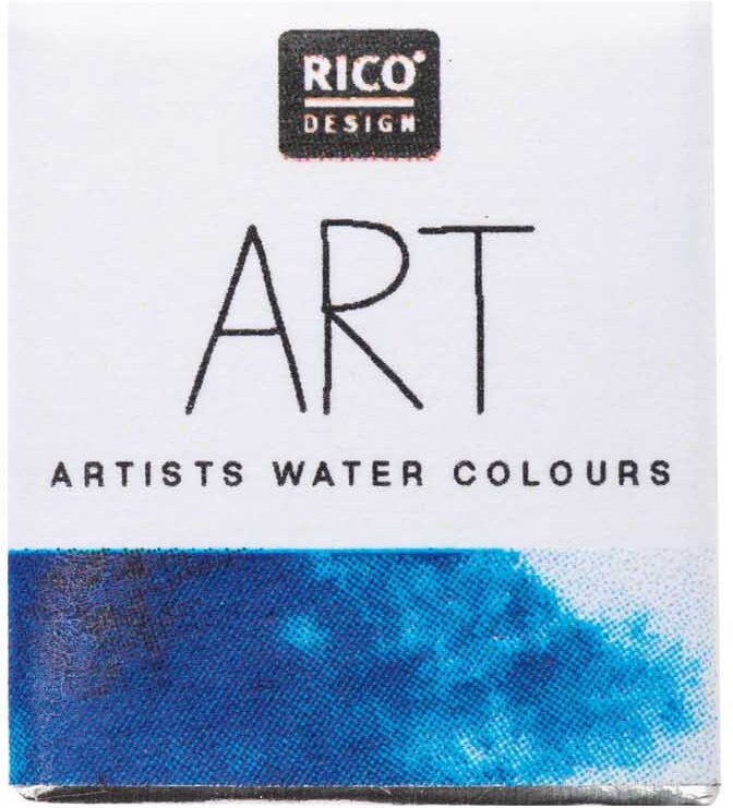 Rico Design ART Künstler Aquarellfarbe halbes Näpfchen Ultramarine