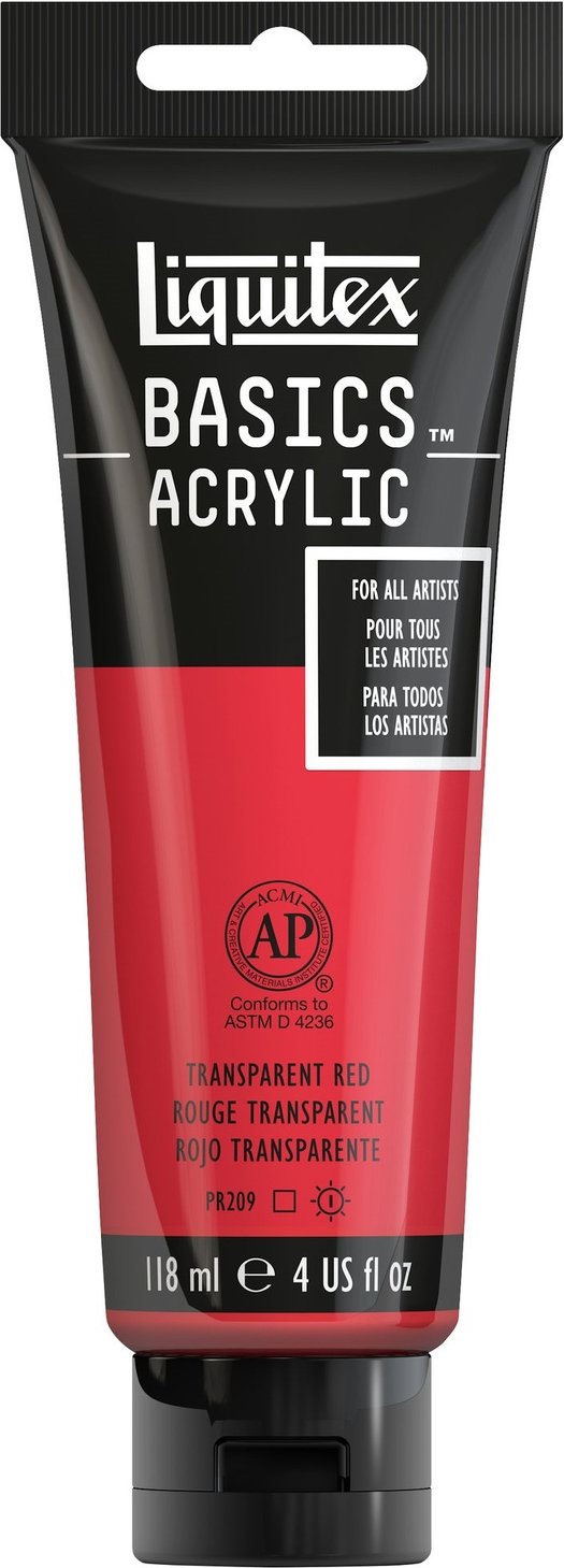 Liquitex Basics Acrylfarbe 118ml Transparentrot
