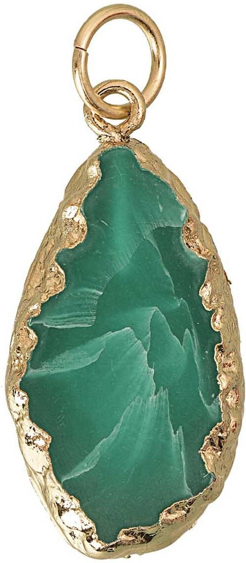 Rico Design Anhänger grün 33x18x5mm