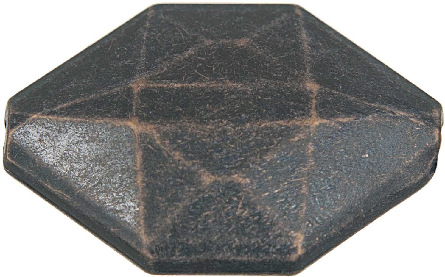 Rico Design Acrylolive eckig-oval blau 36x26mm 3 Stück