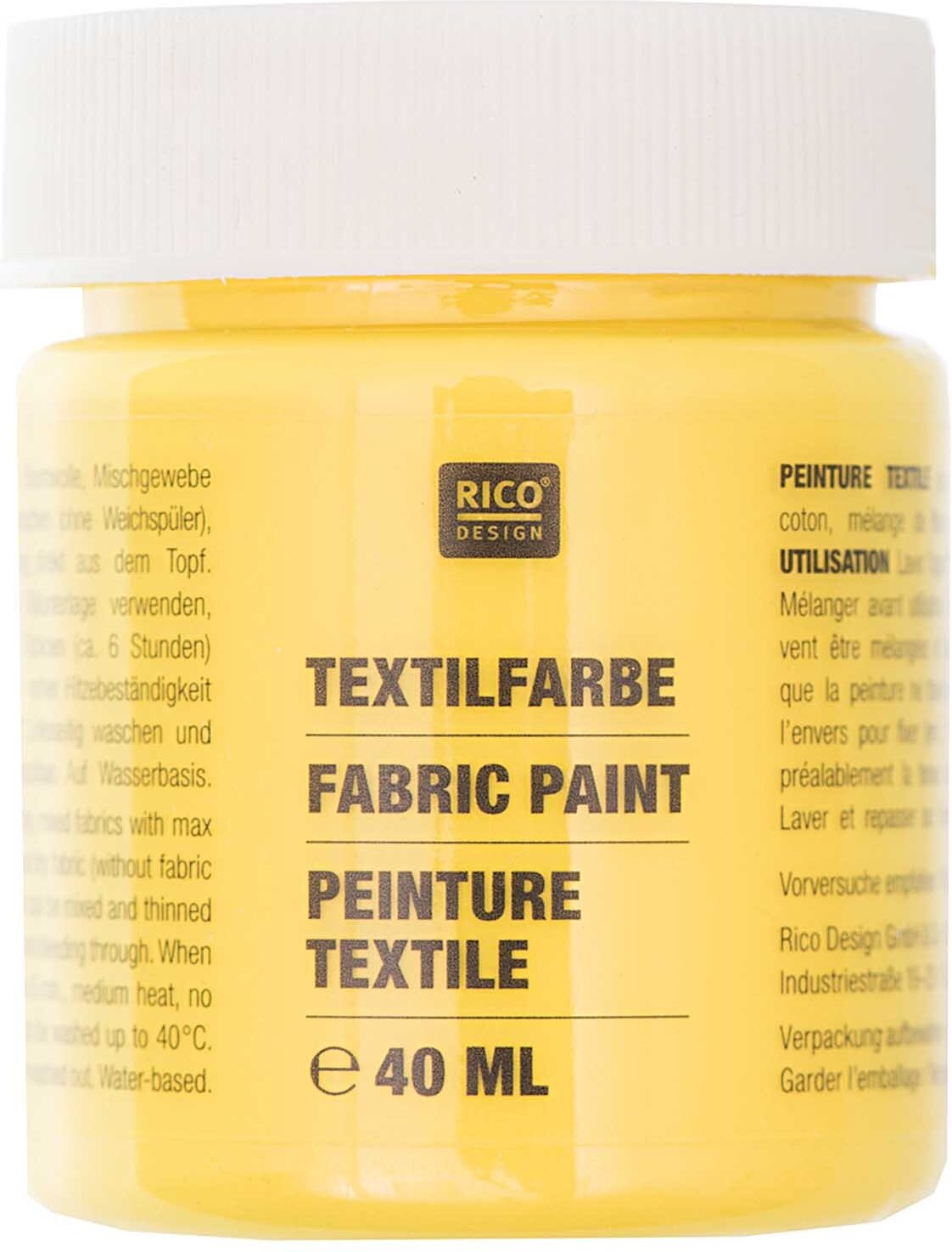 Rico Design Textilfarbe Gelb